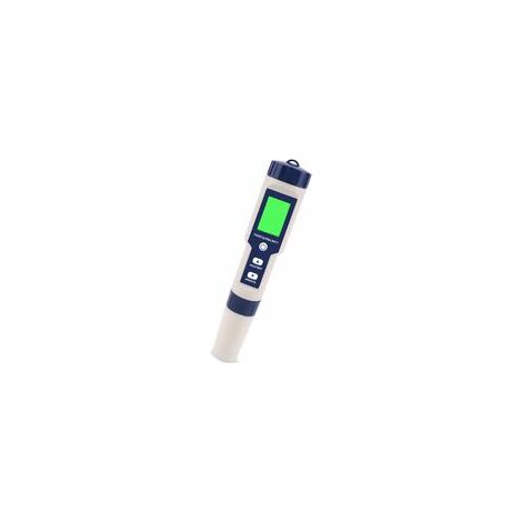 Elektronischer 5-in-1-pH-Meter-Tester, Wasserqualitätsmessgerät mit Salzgehalt-, Temperatur-, pH-, TDS- und EC-Messung, LCD-Anzeige und genaue Ablesbarkeit, für Trinkwasser, Aquarium, Schwimmbecken us