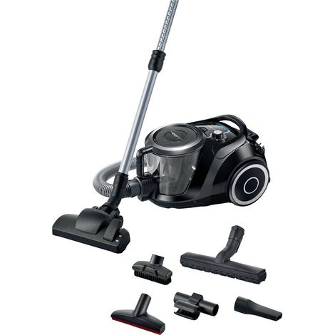Bosch Série 6 BGC41XSIL Aspirateur sans sac noir puissant