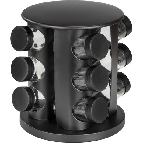 Wenko BRUNA carrello porta spezie nero opaco 18,5 cm (1/5)
