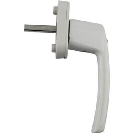Manillas de ventana de aluminio con cerradura, de 2 piezas