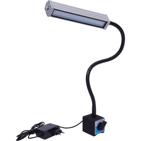 CNC-LED-Arbeitslampe - Flexibel - Wasserdicht - Schwarz - 10 W - Für Handwerk, CNC, Werkbank