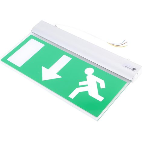 Panneau d'éclairage de Sortie de Secours à LED en Acrylique, Voyant d'évacuation, 110 - la Sortie de Secours Est Ev, Panneau 'éclairage de, ' de, de de à LED, de de à