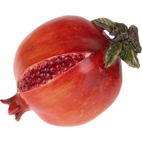 Pendaglio Melograno con foglie, colore Rosso, per albero di Natale -14.5 cm (1/4)