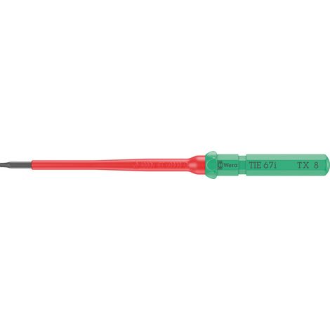 Wera Kraftform Kompakt VDE 67 i TX 8 x 157 mm TIE Elektriker TORX Wechselklinge TX 8 (1/5)