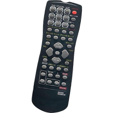 Télécommande de remplacement RAV254 pour récepteur Yamaha RX-V496, HTR-5240, HTR-5250, HTR-5630, RX-V350 et RX-V359 (1/5)