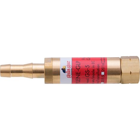 Sicherheitsventil, brennbares Gas, Schlauch, Durchmesser 8-10  Galagar 73100119