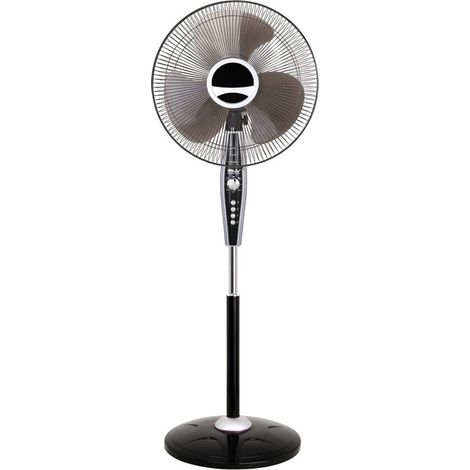 Ventilatore A Piantana Pala Cm 40 Elegant 40 W Con Timer Silenzioso Nero (1/2)