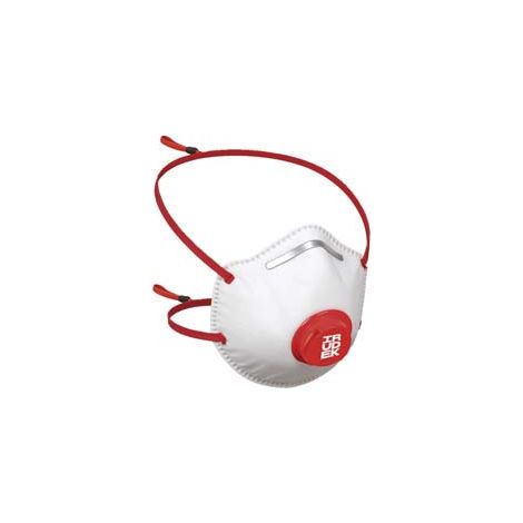 MASCHERINE MONOUSO A CONCHIGLIA CON VALVOLA FFP2 IRU 220 SLV- - IRU 220 SLV - 10 pezzi IRUDEK