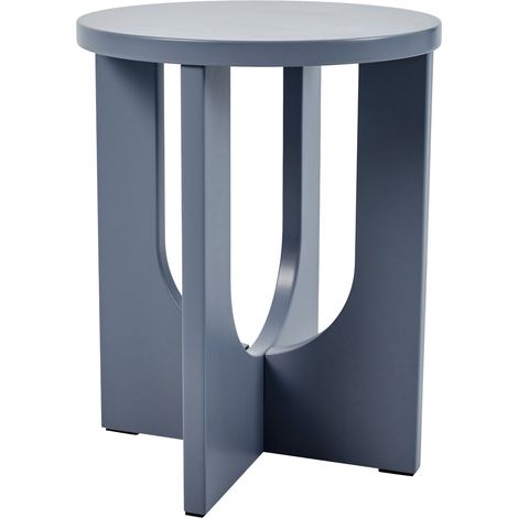 Tavolino laterale 50 x 40 cm blu grigio 030010924