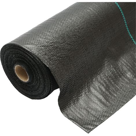 Rete per pacciamatura, anti-erbacce 1,1x100m, 70gr/m2 nera, permeabile Breckner Germany (1/3)