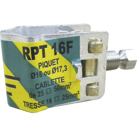 Raccord 16-50 pour piquet terre diam 16 à 17,3mm 5983190/598319 MICHAUD BR278 (1/2)