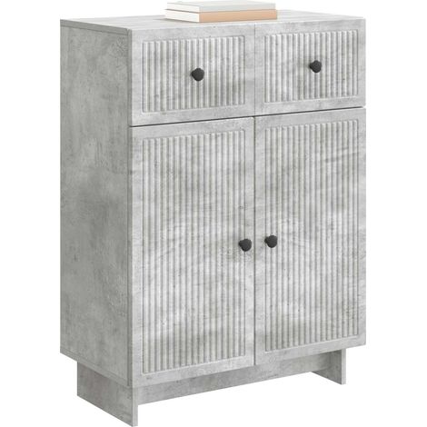 Maison Exclusive - Credenza Grigio Cemento 66 x 34,5 x 90 cm Legno ingegnerizzato (1/5)