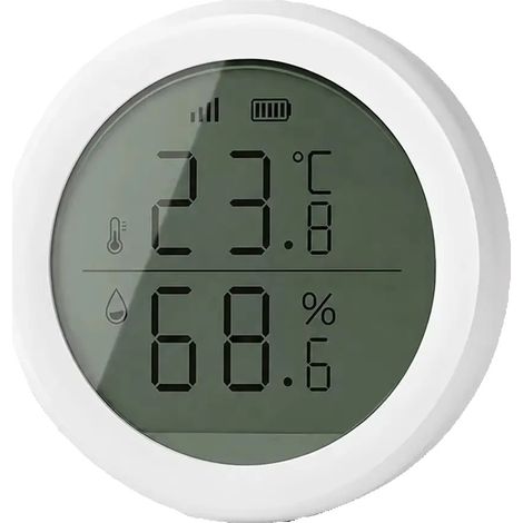 Innenraumklimasensor, Smart Home-Kompatibilität, ZigBee-Kommunikation, Weiß (1/2)