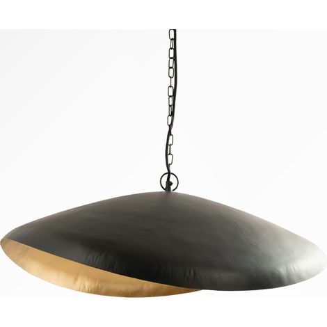 Lámpara de techo de metal negro y dorado D74 - Pacha
