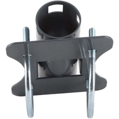 NALOOKAMIC  Support de poteau d'antenne rectangulaire 30 mm-50 mm, adaptateur de support universel réglable en U, support de montage d'antenne sur toit compatible avec l'antenne parabolique rectangula