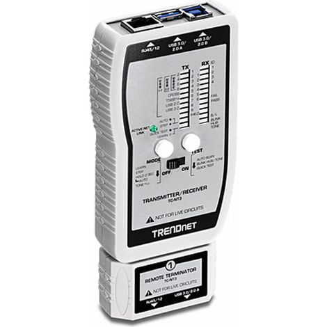 Tester TRENDnet TC-NT3 para RJ11-RJ12-RJ45-USB (1/5)