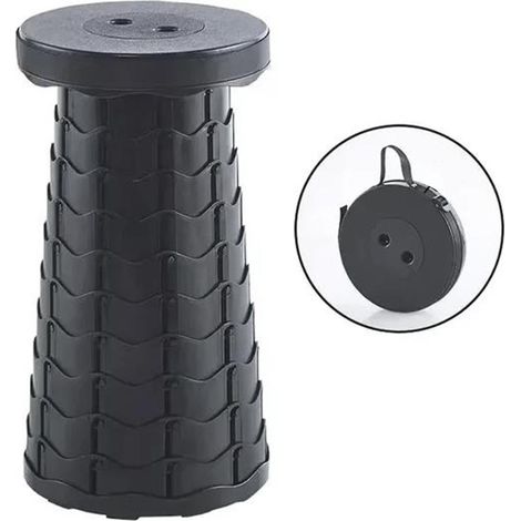 Tabouret télescopique pliable en plastique, léger et facile à transporter, idéal pour les voyages à la plage (1/5)