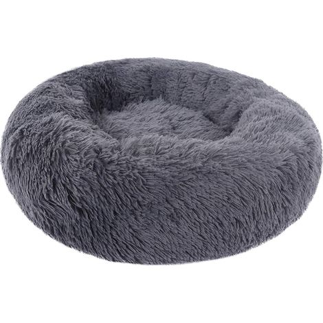 Panier apaisant pour chat et petit chien, coussin de couchage en forme de donut. (1/5)
