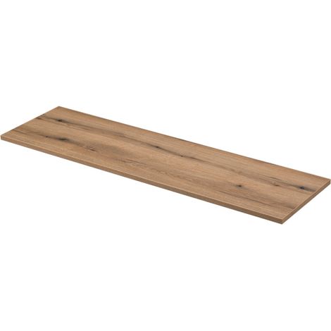 Piano per lavabo ICON 140cm effetto rovere Coast Evoke Oak 140x46cm (1/4)