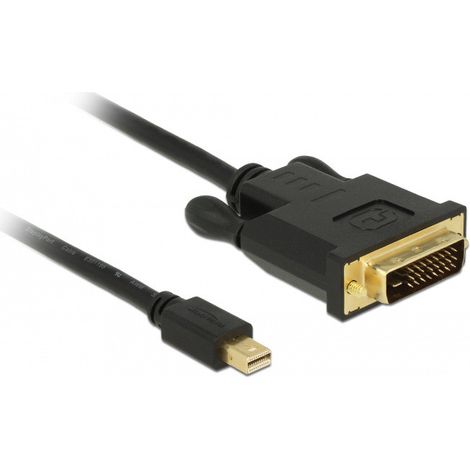 DELOCK Cable mini Displayport 1.1 Conector - DVI 24+1 Conector 2 m