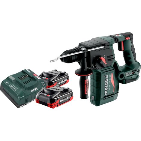 Metabo KH 18 LTX BL 24 Trapano a percussione a batteria 18 V 2,2 J SDS Plus Brushless + 2x LiHDX Batteria 4,0 Ah + Caricabatteria (1/5)