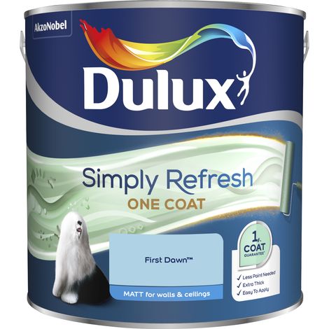 Dulux Simply Refresh One Coat Matt Emulsion Paint - 2.5L - First Dawn