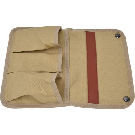 Sac de rangement suspendu, portable, léger et multifonctionnel, pour accoudoir de chaise, idéal pour le camping et les pique-niques en plein air (kaki). (1/5)