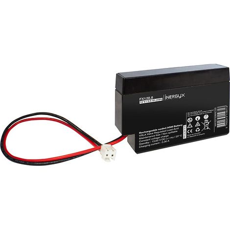 Batterie sèche rechargeable - Batterie recyclable - 12 V - 7,0 A