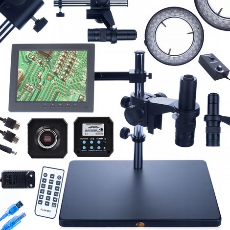 Microscopio digital Rosfix Earth Pro MCEP-0.5X + Iluminador + C谩mara ORION PRO