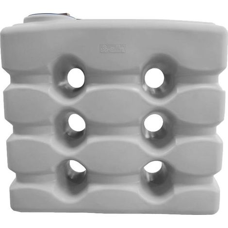 Cuve 3000l Aérienne De Récupération D'eau - Réservoir Compact Gris - Elbi Cpn3000