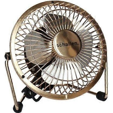 Mini-USB-Tischventilator (10 cm), leiser, tragbarer Ventilator mit verstellbarem Kopf, USB-betrieben für Computer, Laptop, Büro und Zuhause (1/5)