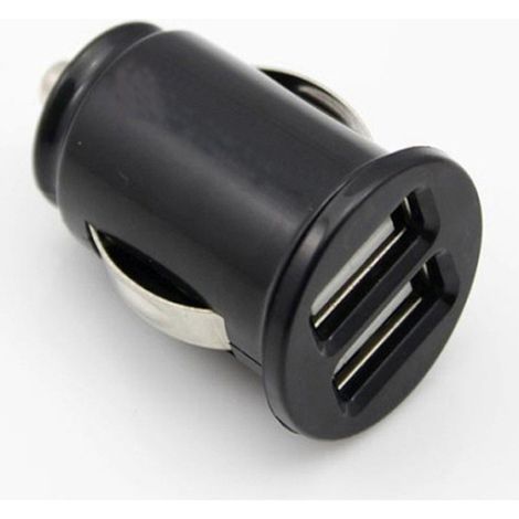 Chargeur de voiture 2,1 A 10 W, adaptateur de charge USB compact à double port (2 ports) pour iPhone 14, 13, 12, 11 Pro Max, XR, XS, X, 8, 7, 6S, 6 P (1/5)