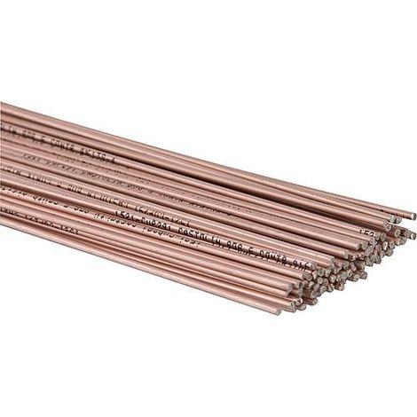 Castolin – Baguette de soudure à l'arc 808g pour gaz – Cuivre, laiton 6% argent – Ø 2mm – Fusion 645-725°C – 1 kg