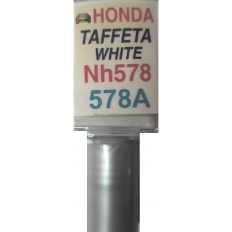 Honda NH578 578A Peinture blanche taffetas pour rayures, 10 ml ARA (1/5)