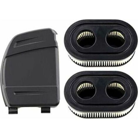 Filtres à air compatibles Briggs & Stratton 550E, 575EX, 625EXI, 675IS – Lot de 2 avec couvercle, remplacement 594106/798339 (1/4)