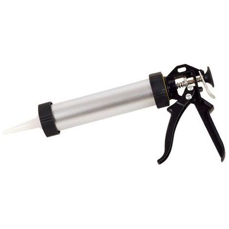 300ml Accessoires de sableuse Pistolets à mastic adhésif Outil de calfeutrage Boîtier en aluminium Pistolet à calfeutrer Pistolet à silicone pour saucisses durable Pistolet à colle en verre (1/5)