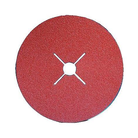 Abrasifs en disques fibre céramique KF760 diamètre 125 mm alésage 22 mm grain 80 en boîte de 50 - VSM