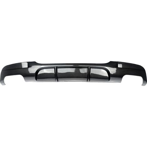 Difusor trasero, estilo M Performance, compatible con escape cuádruple, aspecto de fibra de carbono. (1/2)