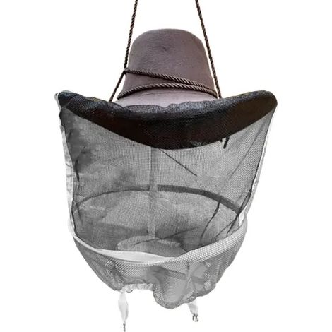 Art.1037 Maschera in fibra con velo e tendivelo a cappello rigido