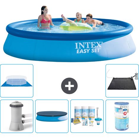 Intex Piscine Easy Set Ronde - 396x84 cm - 7-pièces S41122 (1/5)
