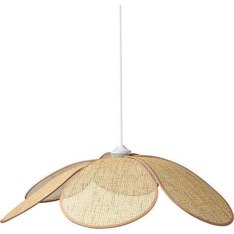 Suspension naturelle beige diamètre 68cm (1/5)