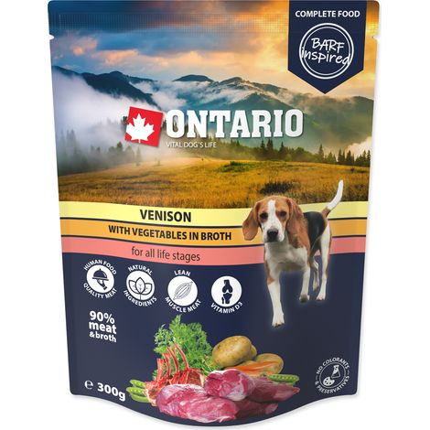 Venaison de l'Ontario avec légumes en bouillon 300 g