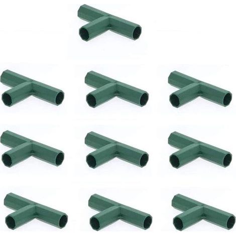 Connecteurs PVC 3 Voies 16 mm pour Serres, Construction et Mobilier Support Stable et Plat (1/4)
