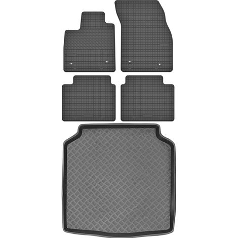 Juego de alfombrillas de goma para coche y alfombrilla para maletero para Ford Focus IV Estate a partir de 2019.
