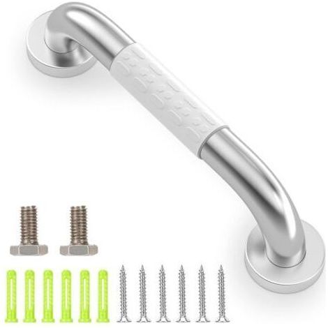Safety, Stainless Steel Wall Mount, Non-Slip Bathtub Handle, Shower Grab Bar for Bathroom WC 30cm, 30 x 3.2 x 10 cmdengyank (1/5)