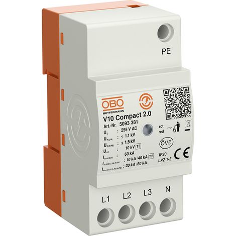 OBO ÜBERSPANNUNGSABLEITER 255V (V10 COMPACT 2.0) (1/5)