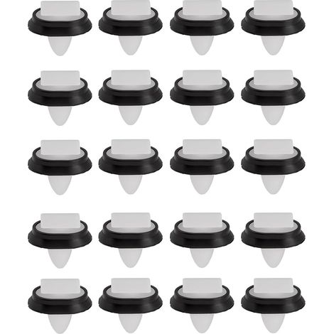 20 Pièces Clips Garniture Clips De Fixation Auto Attache Compatible Avec 71728806 856543 Pour Fiat Ducato Boxer Caoutchouc (1/5)