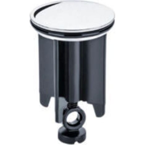 Tappo per lavandino - Filtro per lavandino - Estensione per lavandino - Accessori per bagno - Cromato - Coperchio di scarico per lavabo - 40 mm, Colapassanti per capelli, Guarnizione (1/5)