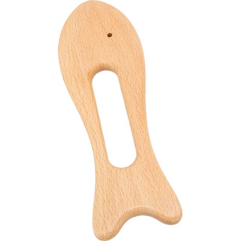 Planche à gratter en bois pour soulager la douleur et les émotions. Outils de massage Gua Sha pour le visage, le cou, le dos, la poitrine, les jambes et les pieds. (1/5)