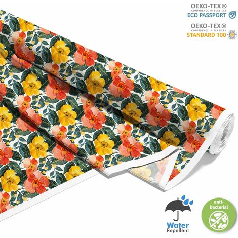 TESSUTI DECORATIVI PER ESTERNI OXFORD - Motivo Fiori I DX5376 (1/5)